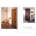 Hs-17 Decorative Vertical Wooden Interior Doors, Modern Side Hinged Doors Factory For Bedroom, Office